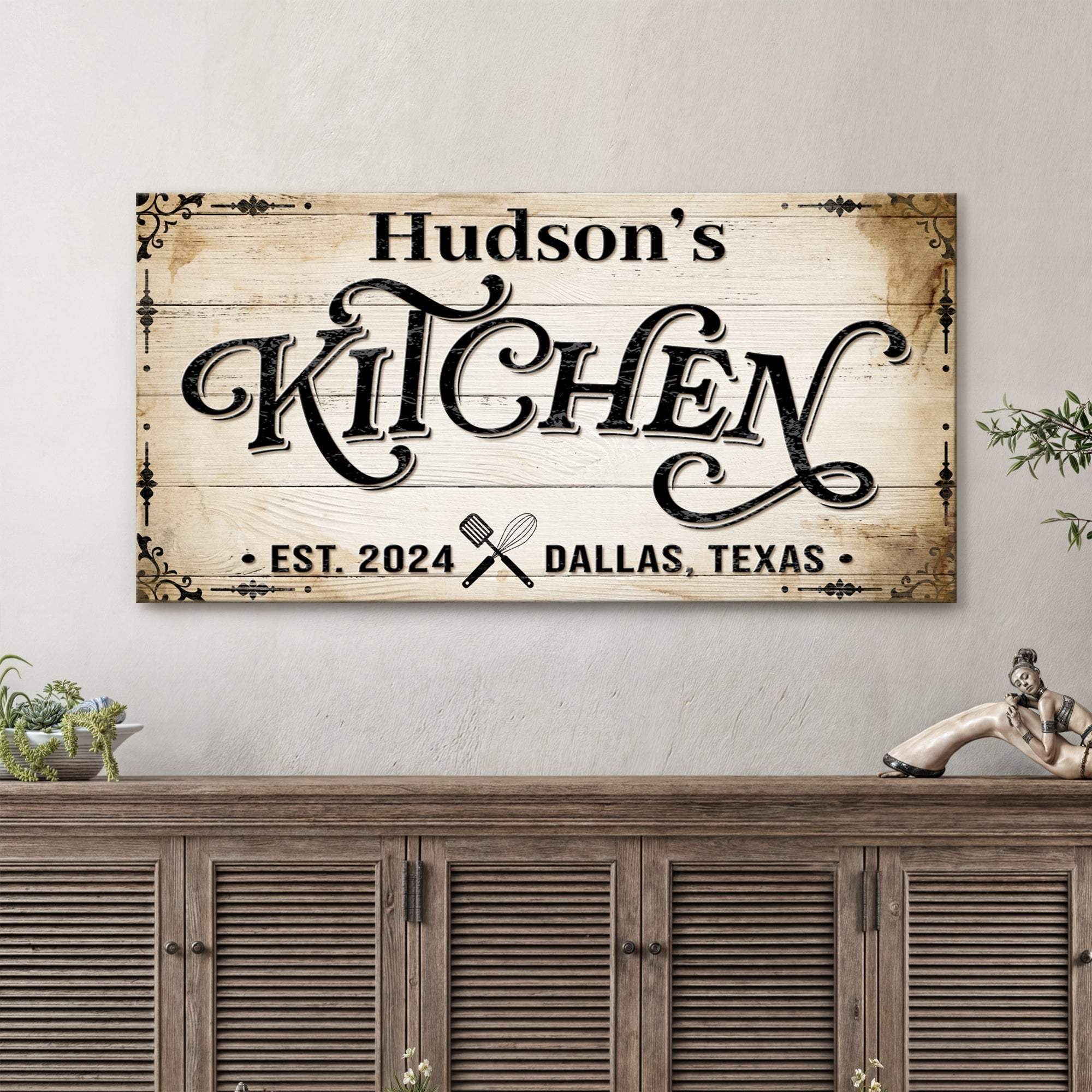 Kitchen Sign XI - Tailored Canvases - Flyclothing LLC