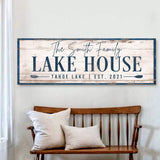 Personalized Lake House Sign V - Tailored Canvases - Flyclothing LLC