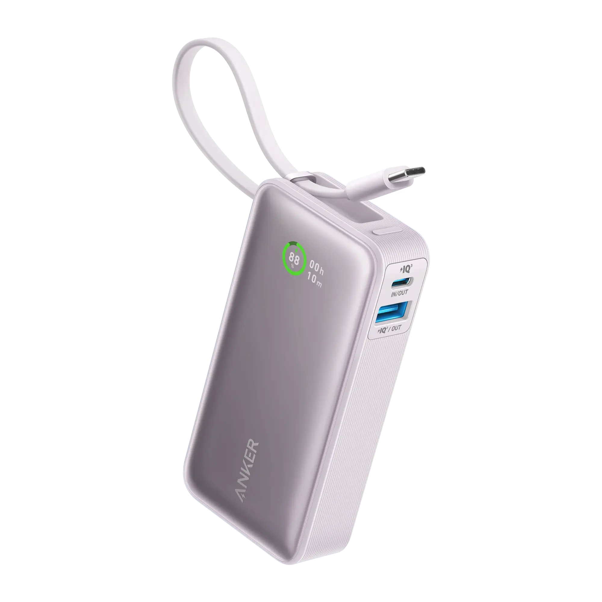 Anker Nano Power Bank (30W, Built-In USB-C Cable) - Anker - Flyclothing LLC