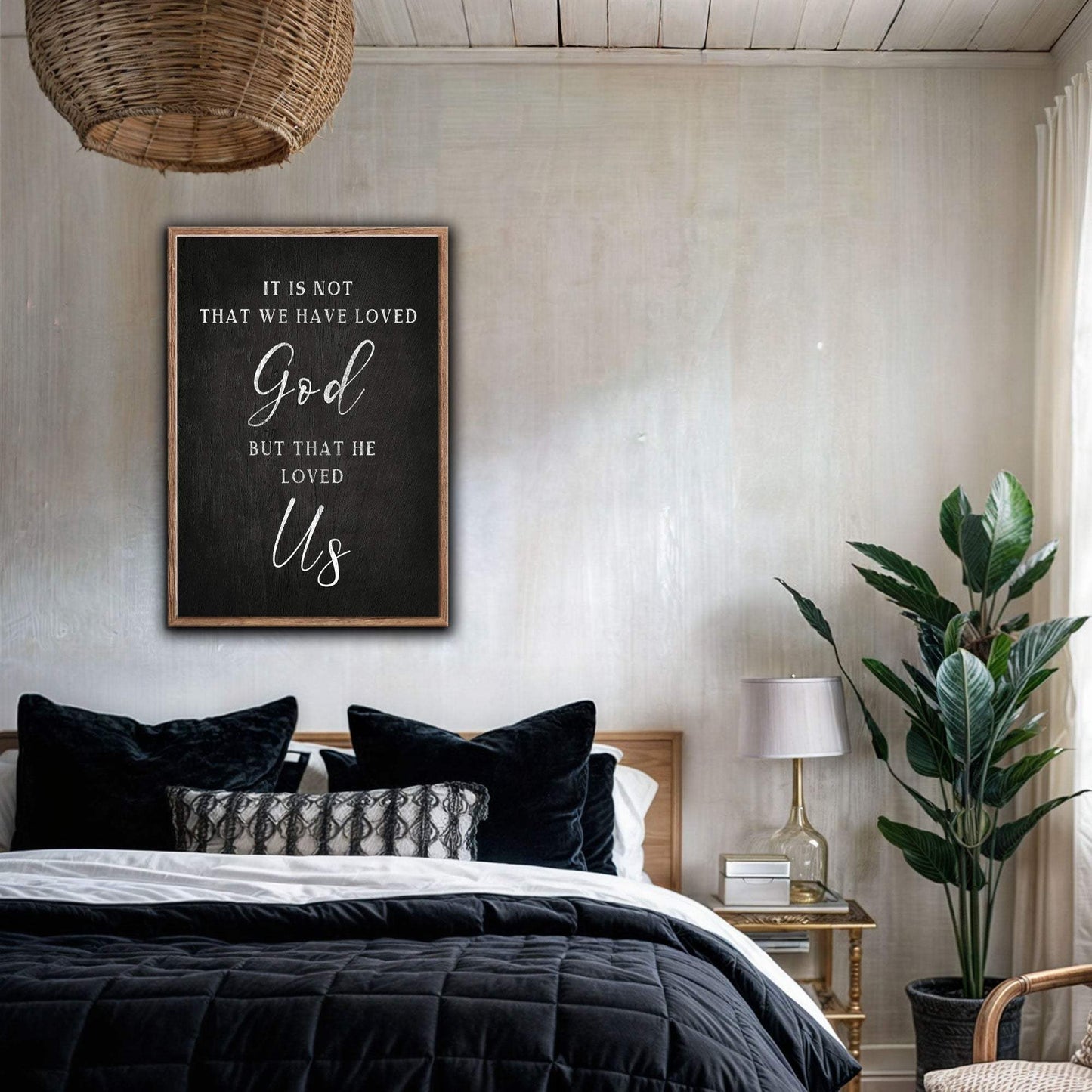 1 John 4:10 Faith Sign VI - Tailored Canvases - Flyclothing LLC
