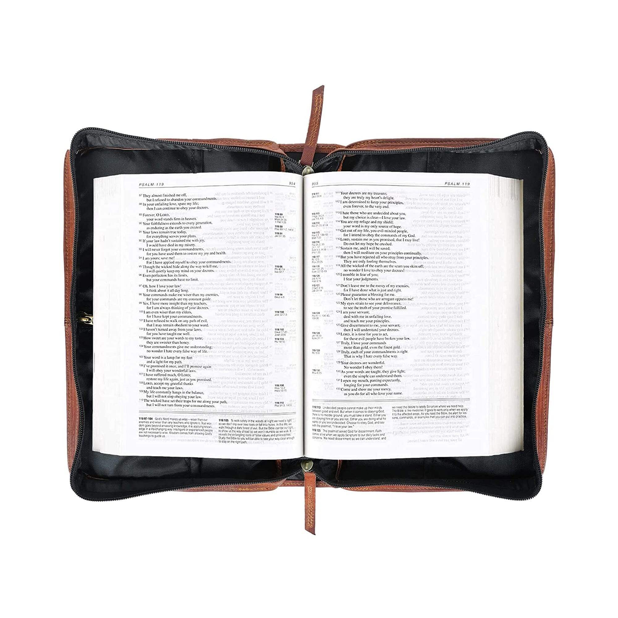 Leather Book Cover - Classy Leather Bags - Flyclothing LLC