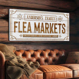 Family Flea Market Sign II - Tailored Canvases - Flyclothing LLC
