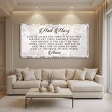 The Hail Mary Faith Sign II - Tailored Canvases - Flyclothing LLC