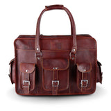 Morgan Leather Briefcase - Classy Leather Bags - Flyclothing LLC