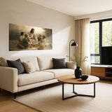 Jesus with Children Faith Wall Art III - Tailored Canvases - Flyclothing LLC