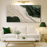 Green Rivers Abstract Wall Art XI - Tailored Canvases - Flyclothing LLC