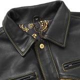 Kingsnake Men’s Motorcycle Leather Vest - First Manufacturing Company - Flyclothing LLC