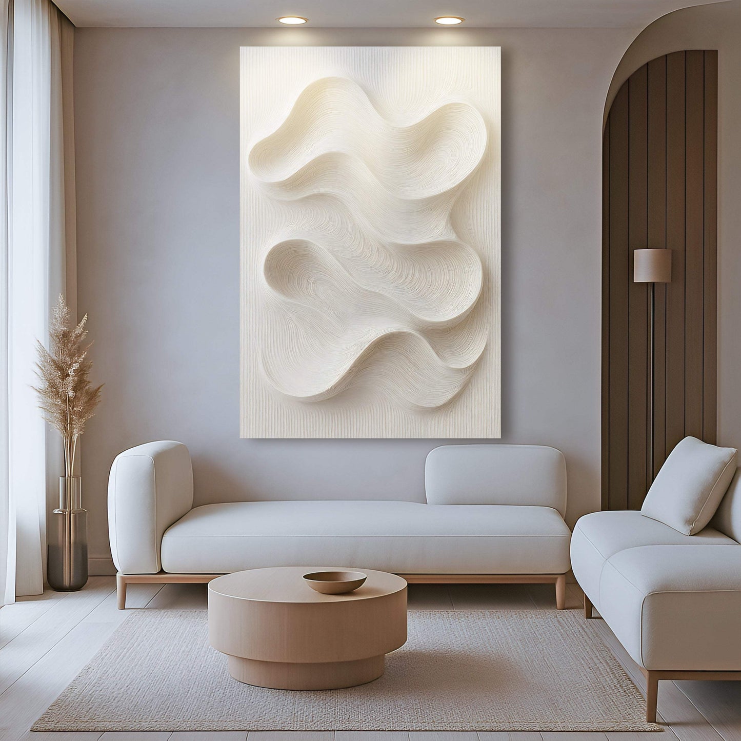 Minimalist Waves Wall Art - Tailored Canvases - Flyclothing LLC
