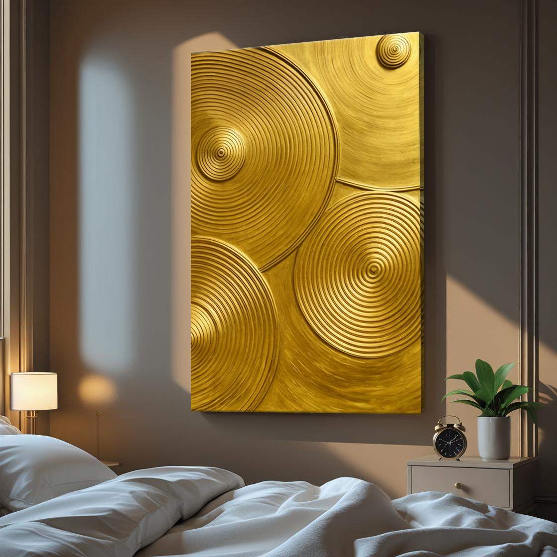 Gold Symphony Wall Art - Tailored Canvases - Flyclothing LLC