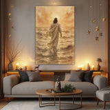 Jesus Christ Walking On Water Faith Wall Art VI - Tailored Canvases - Flyclothing LLC