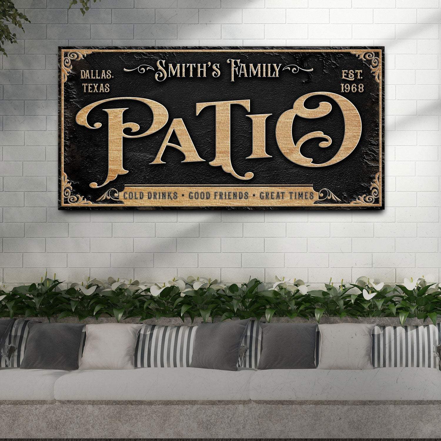 Personalized Patio Sign II - Tailored Canvases - Flyclothing LLC