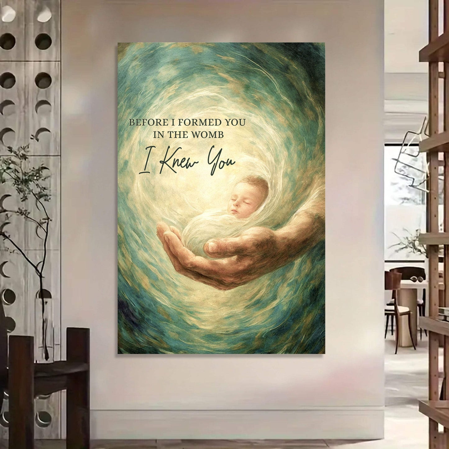 The Unborn Faith Wall Sign - Tailored Canvases - Flyclothing LLC