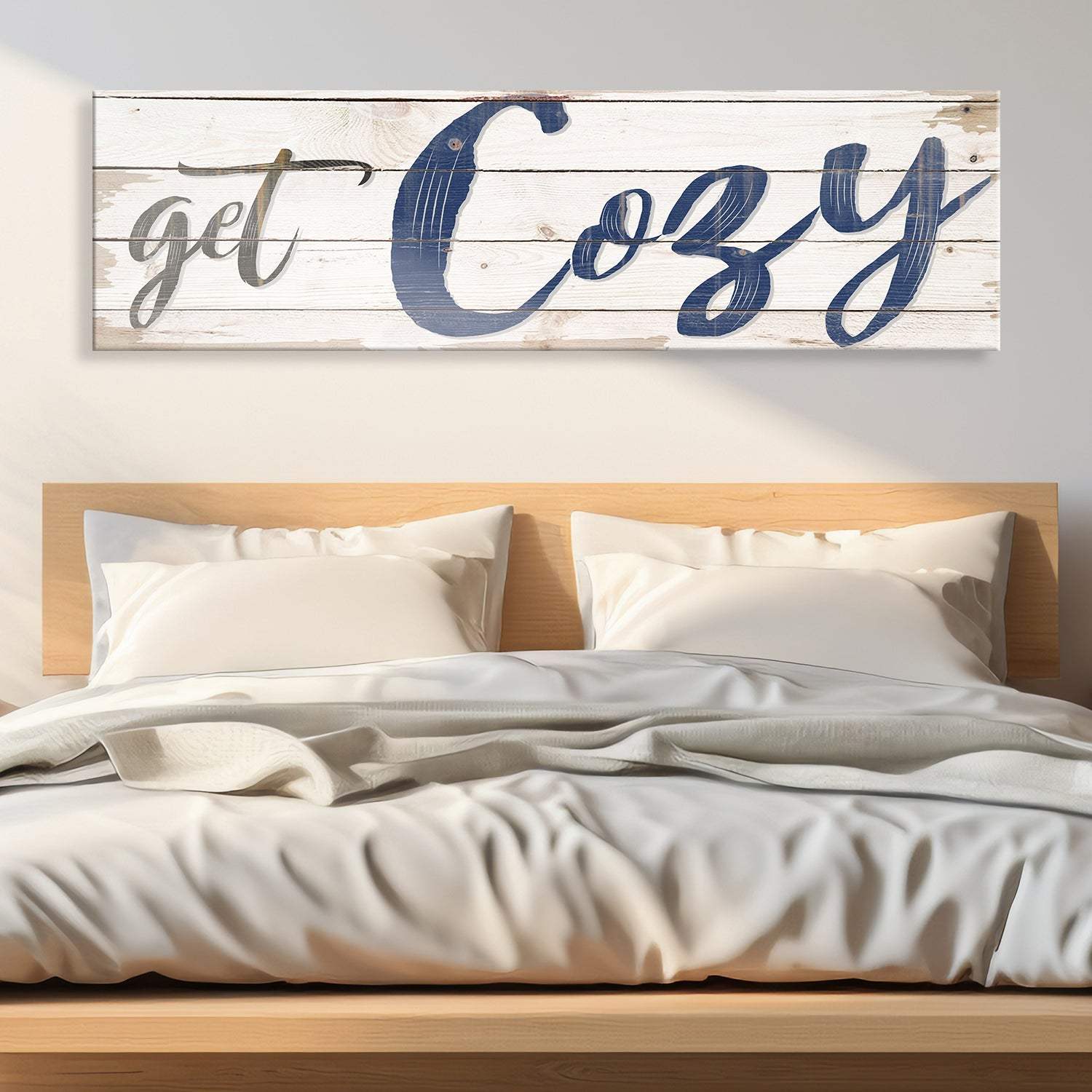 Get Cozy Sign II - Tailored Canvases - Flyclothing LLC