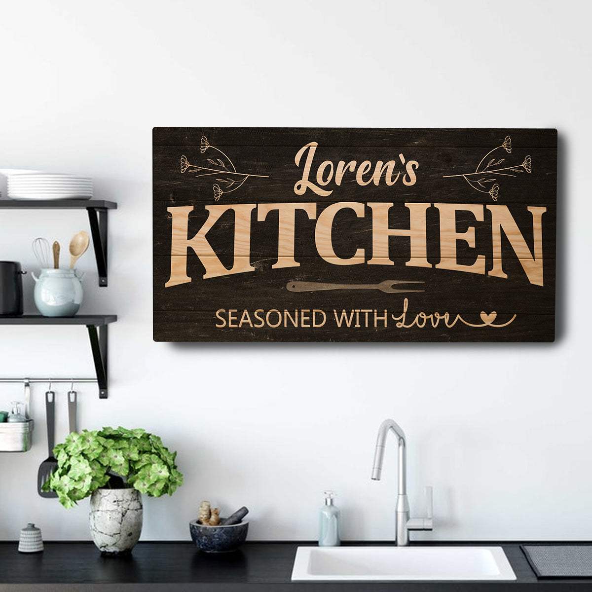 Your Kitchen Sign - Tailored Canvases - Flyclothing LLC