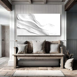 White Minimalist Wall Art - Tailored Canvases - Flyclothing LLC