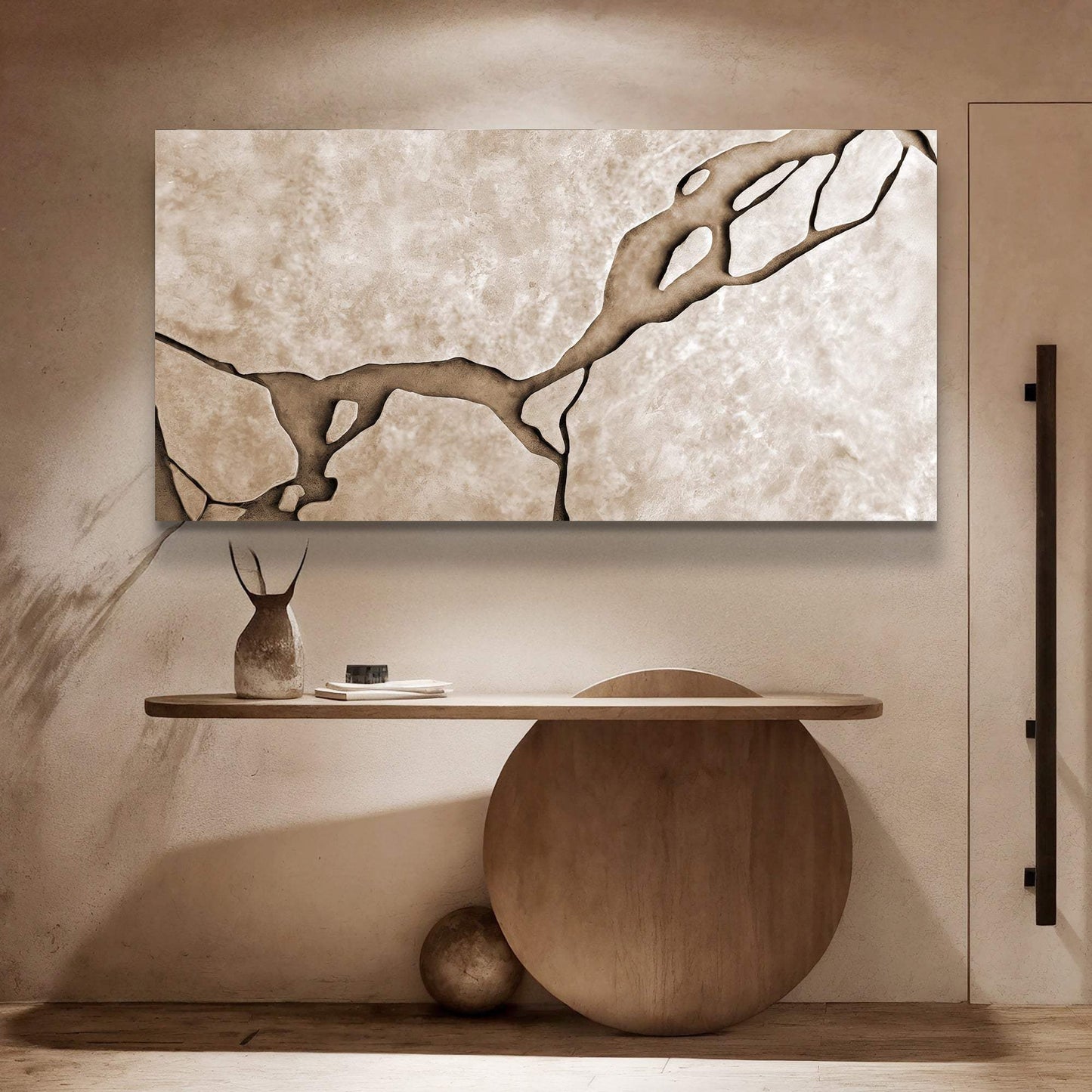 Muddy Abstract Wall Art - Tailored Canvases - Flyclothing LLC