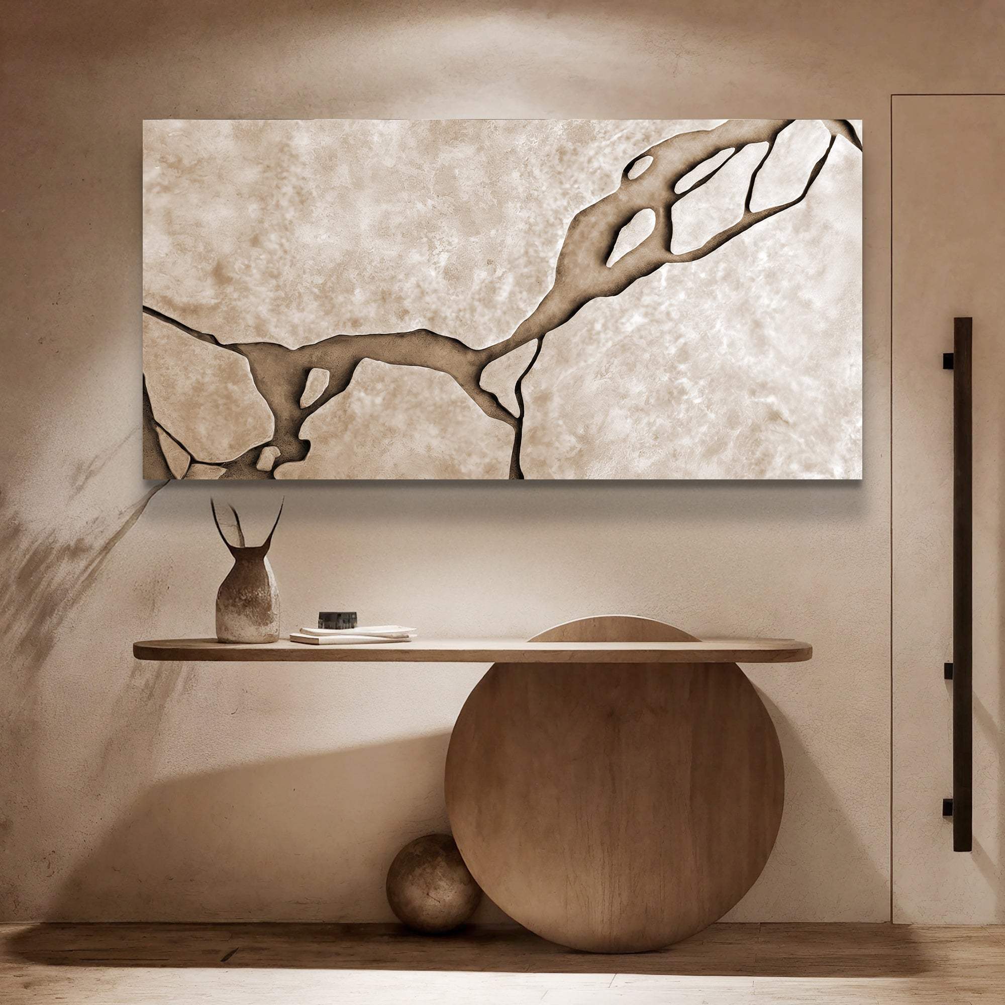 Muddy Abstract Wall Art - Tailored Canvases - Flyclothing LLC