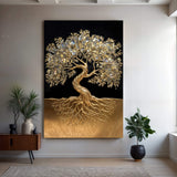 3D Minimalist Tree of Life Wall Art - Tailored Canvases - Flyclothing LLC