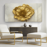 Golden Dandelion Minimalist Abstract Wall Art VI - Tailored Canvases - Flyclothing LLC