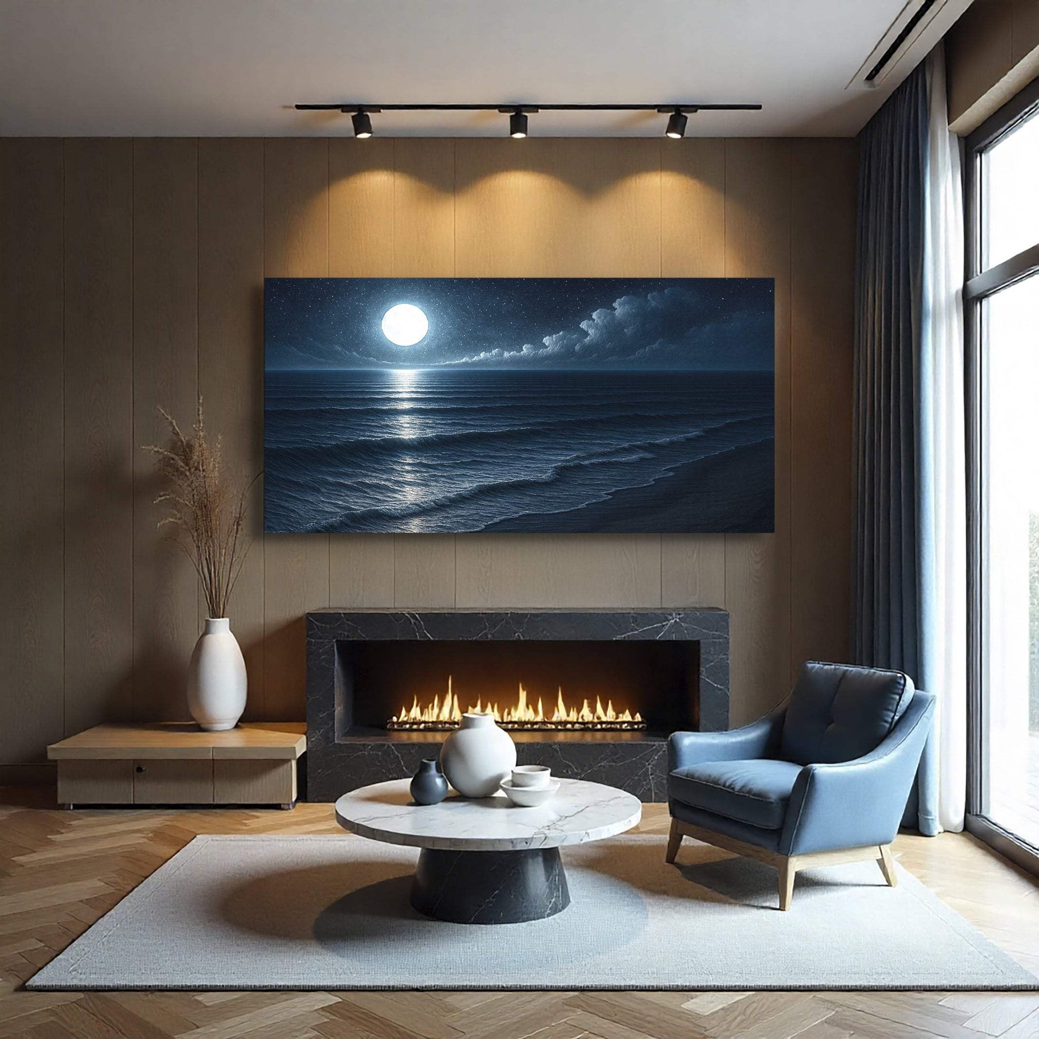 Beach Shoreline Coastal Wall Art - Tailored Canvases - Flyclothing LLC