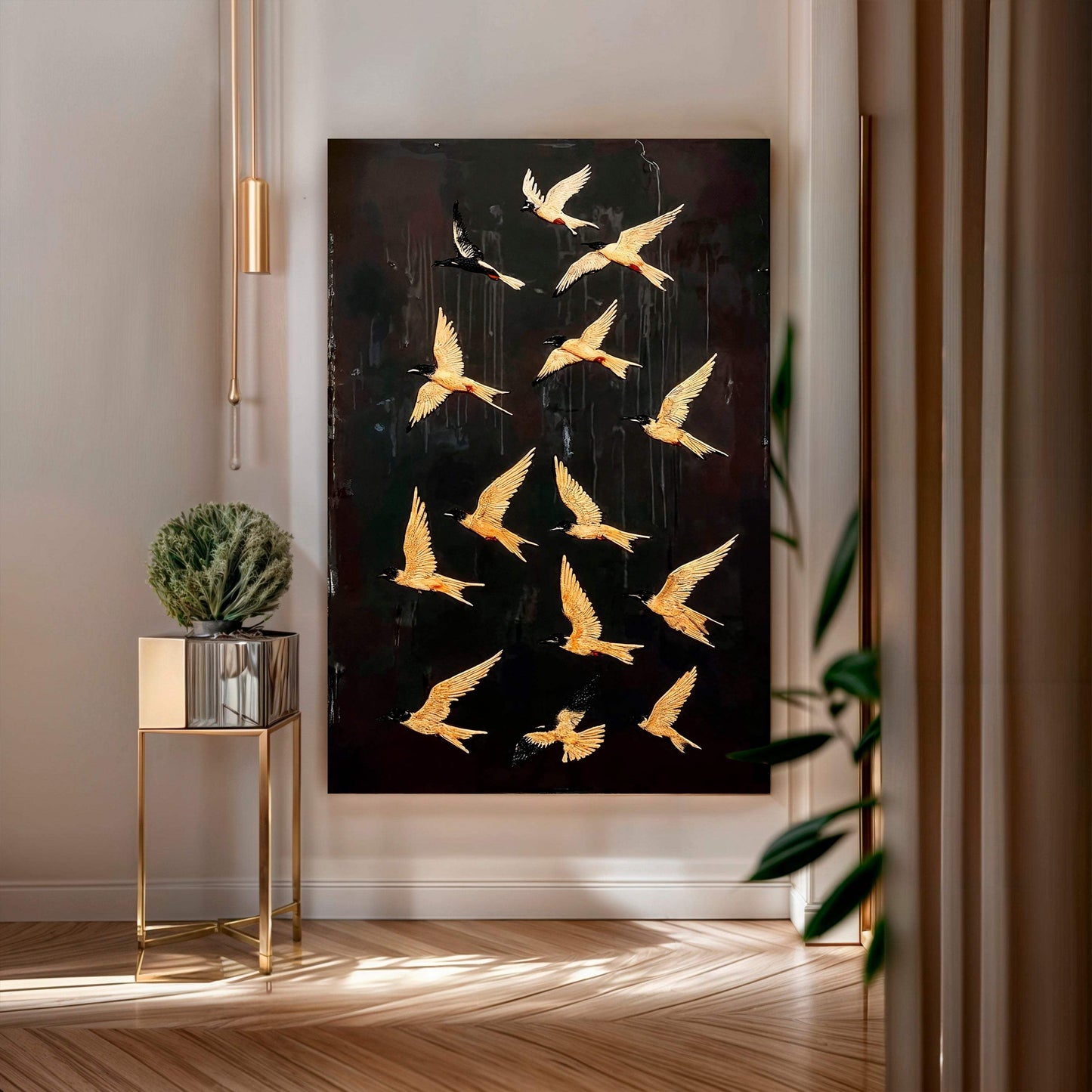 Abstract Flying Swallow Wall Art - Tailored Canvases - Flyclothing LLC