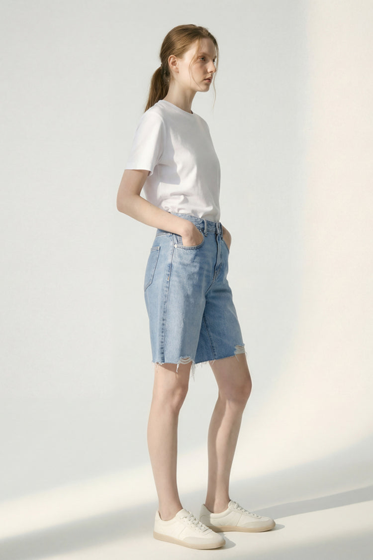 Coastal Breeze 90's Bermuda Shorts HJ807 - Hey Joanie - Flyclothing LLC