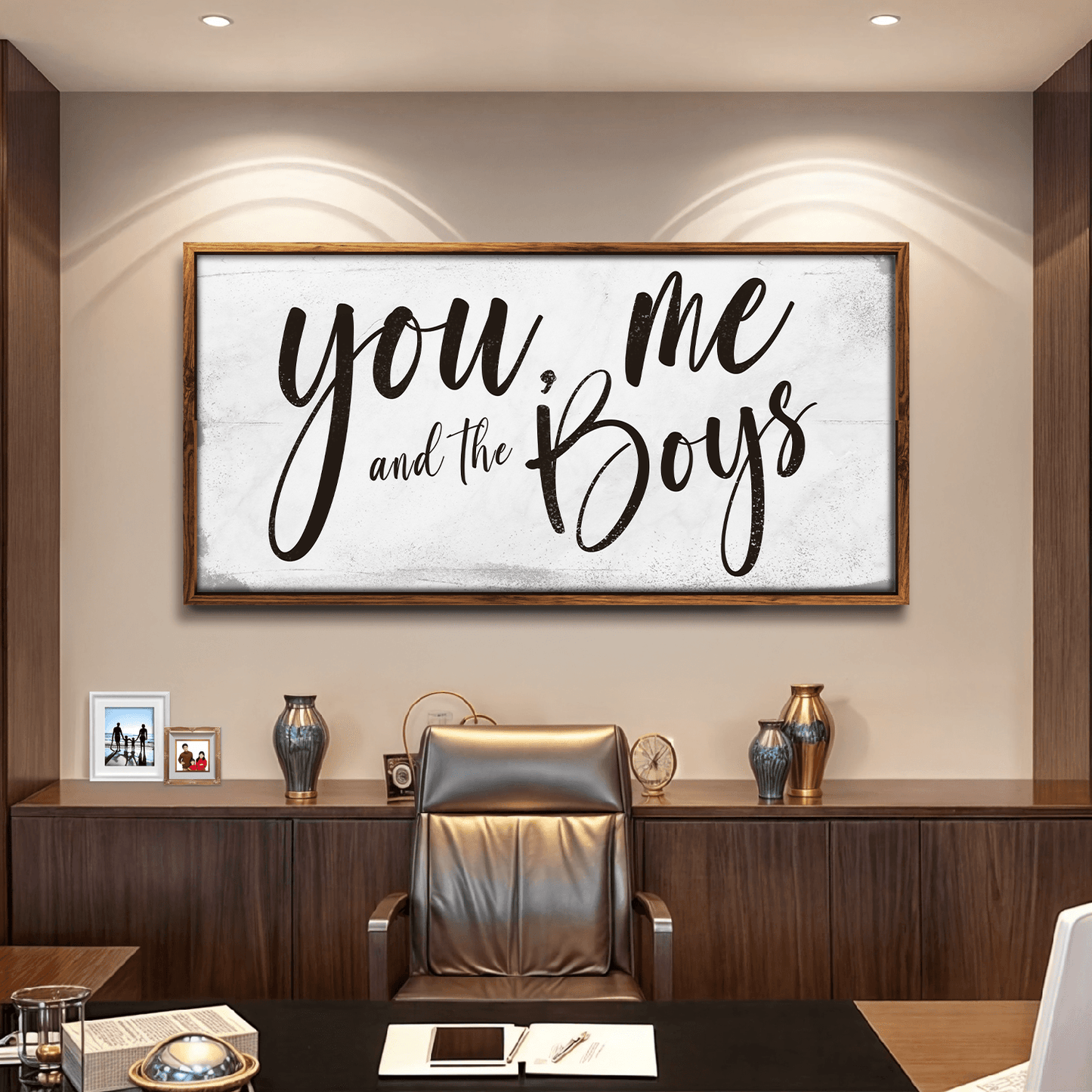 You Me and the Boys Farmhouse Bedroom Sign III - Tailored Canvases - Flyclothing LLC