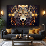 Wolf Head Wall Art - Tailored Canvases - Flyclothing LLC