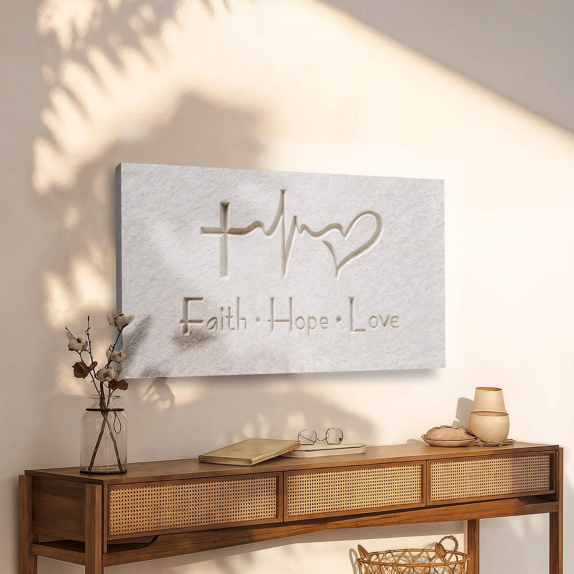 Faith, Hope, Love Faith Wall Art IV - Tailored Canvases - Flyclothing LLC