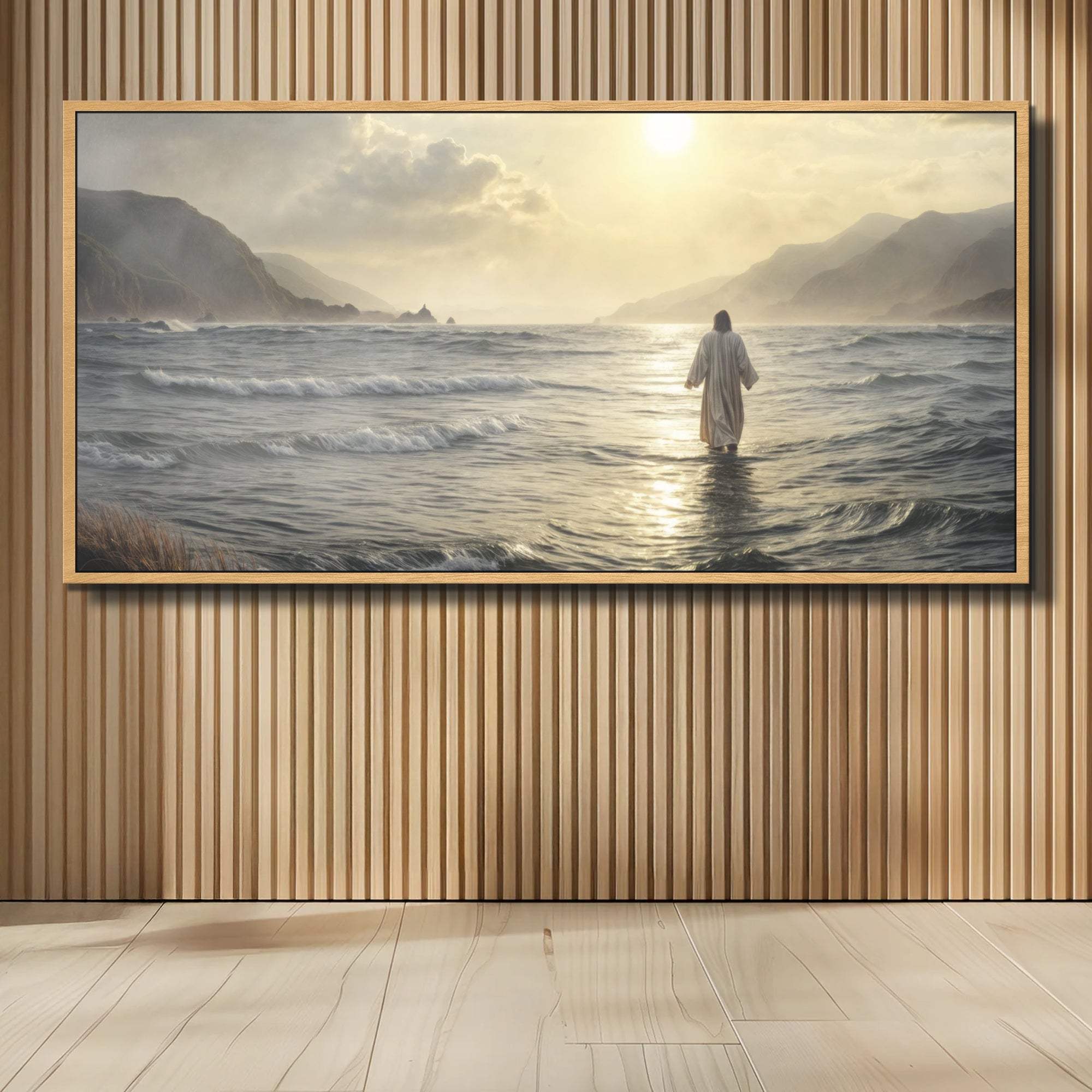 Walking on Water - Faith Wall Art IX - Tailored Canvases - Flyclothing LLC