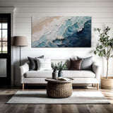 Crashing Coastal Waves Wall Art - Tailored Canvases - Flyclothing LLC