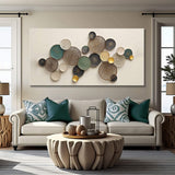 Lotus Leaf Abstract Wall Art II - Tailored Canvases - Flyclothing LLC