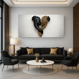 Eternal Love Figure Abstract Wall Art IV - Tailored Canvases - Flyclothing LLC