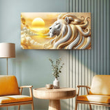 3D Majestic Lion Wall Art V - Tailored Canvases - Flyclothing LLC