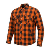 Valiant - Men's armored Motorcycle Flannel Shirt - Unik Just for Bikers - Flyclothing LLC