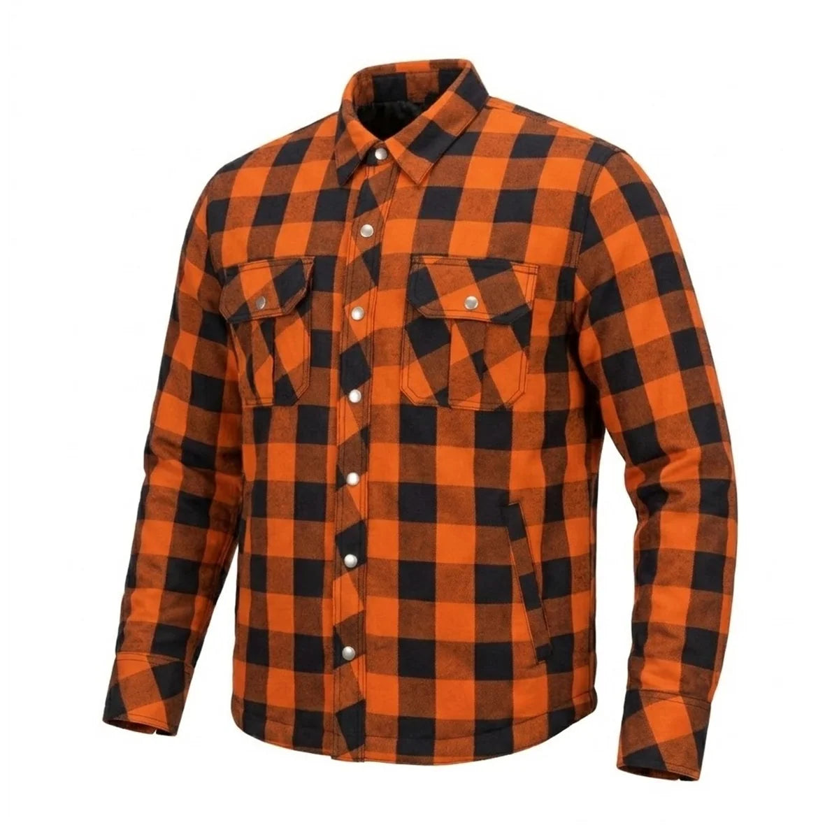 Valiant - Men's armored Motorcycle Flannel Shirt - Unik Just for Bikers - Flyclothing LLC