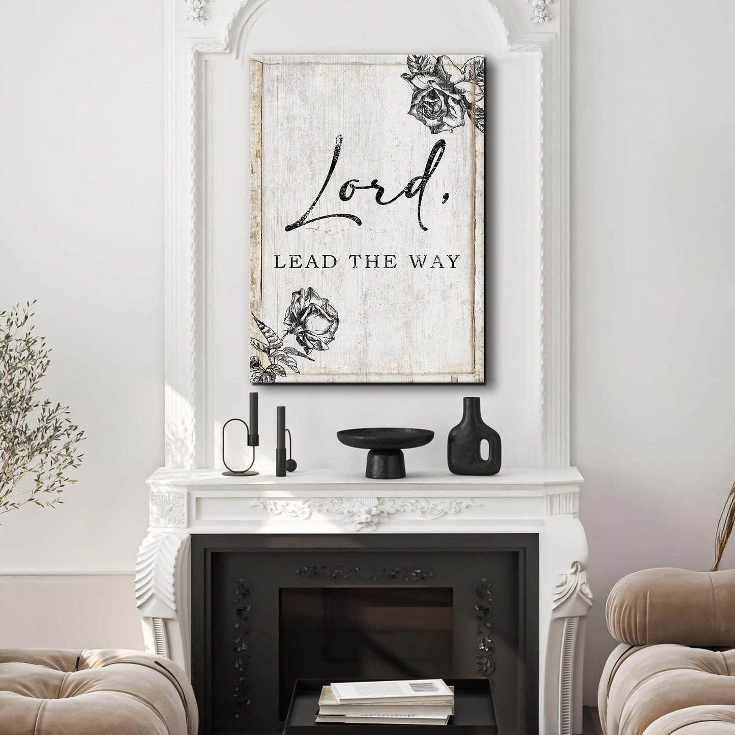 Lord Lead The Way Faith Sign - Tailored Canvases - Flyclothing LLC