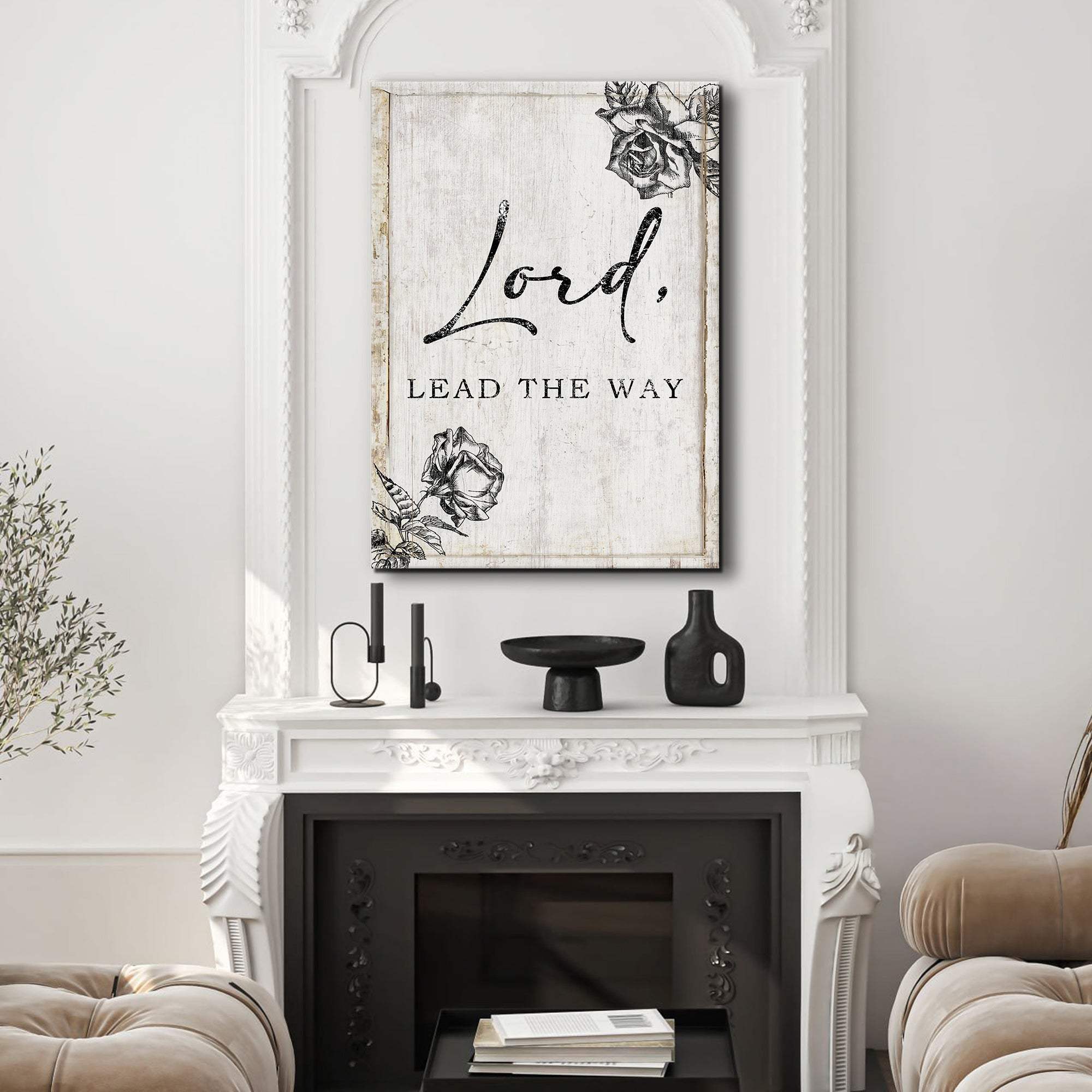 Lord Lead The Way Faith Sign - Tailored Canvases - Flyclothing LLC