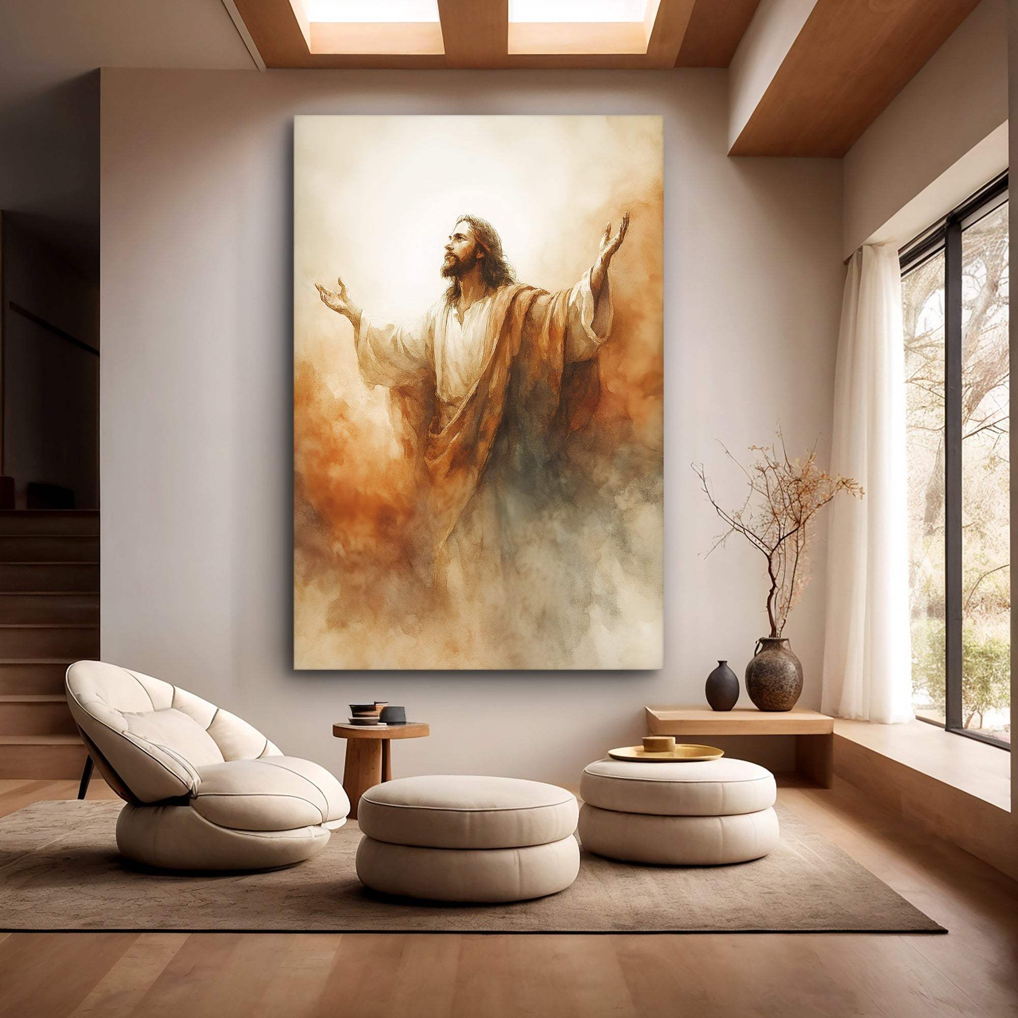 Risen Glory Faith Wall Art - Tailored Canvases - Flyclothing LLC