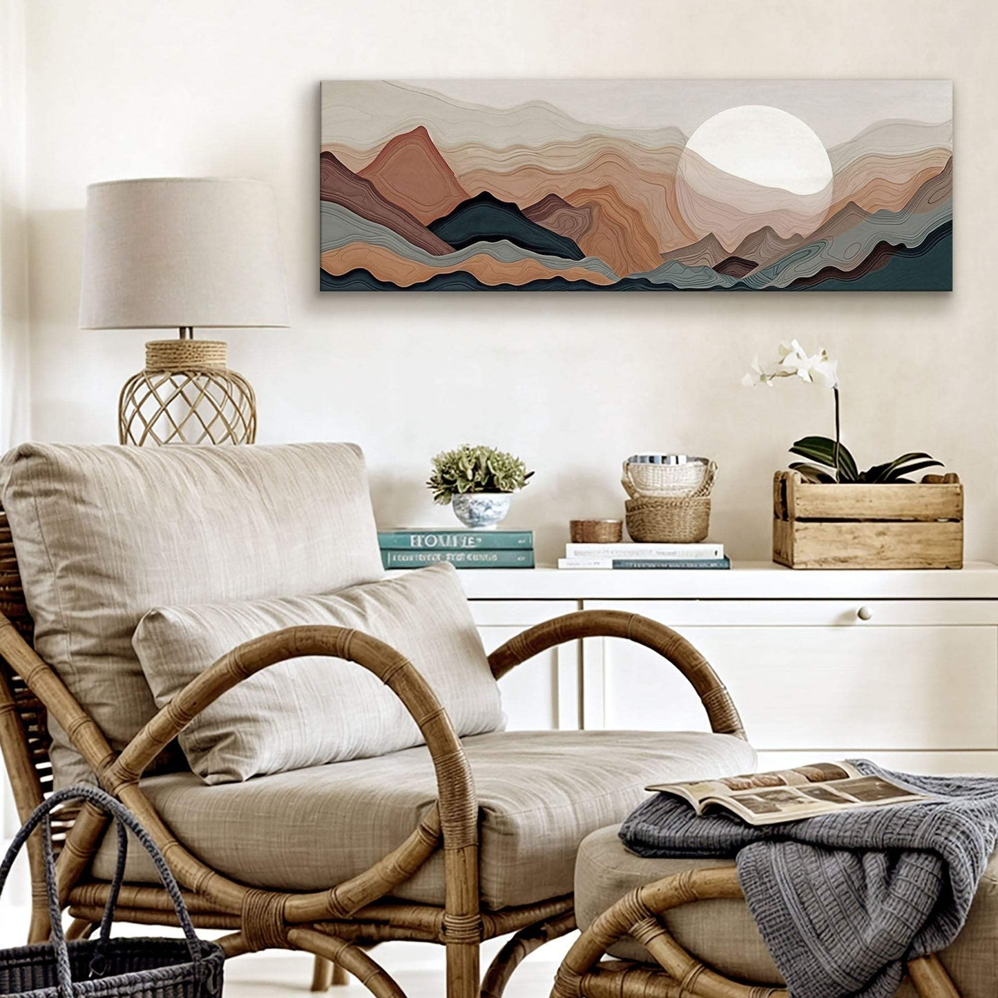 Abstract Mountains Landscape Wall Art - Tailored Canvases - Flyclothing LLC