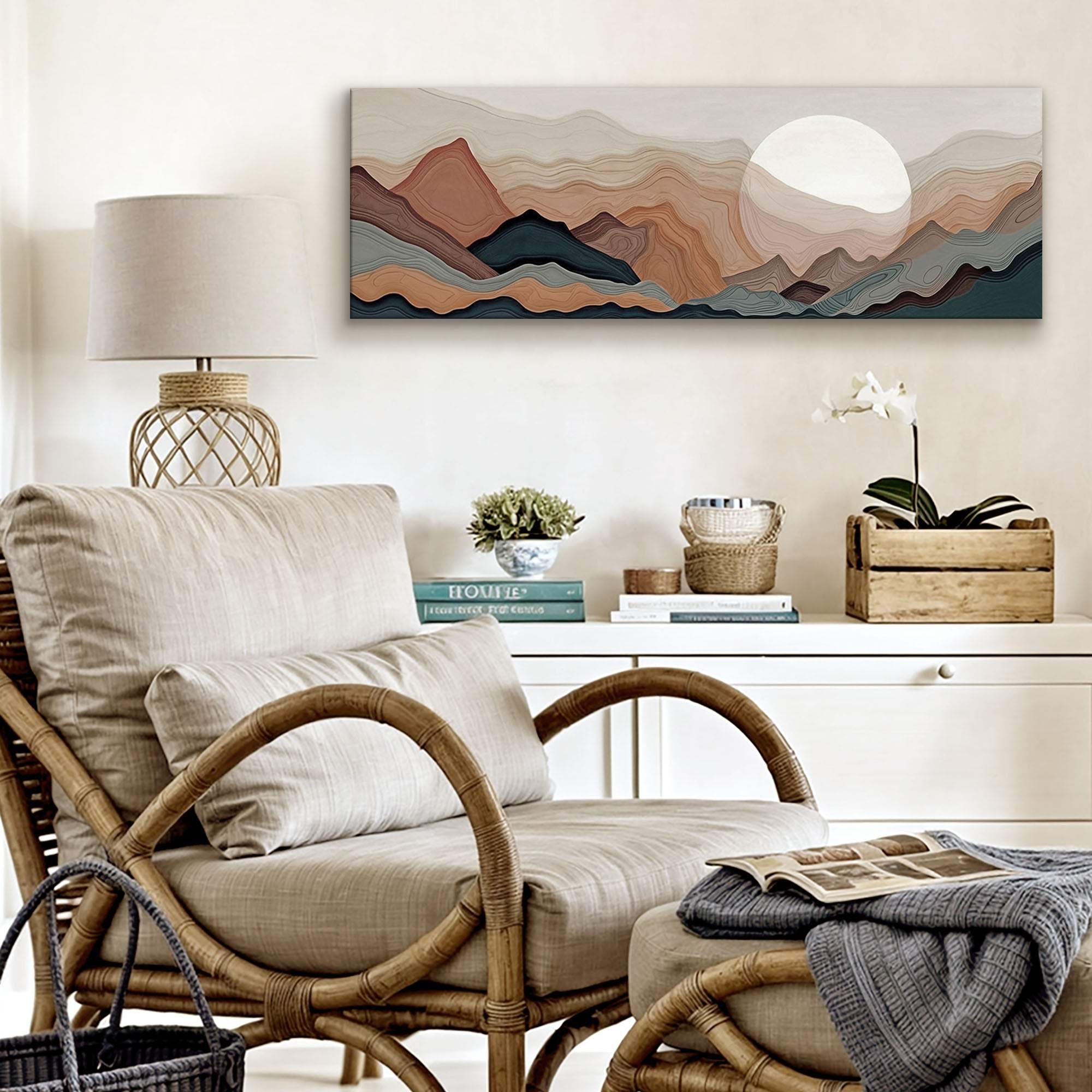 Abstract Mountains Landscape Wall Art - Tailored Canvases - Flyclothing LLC