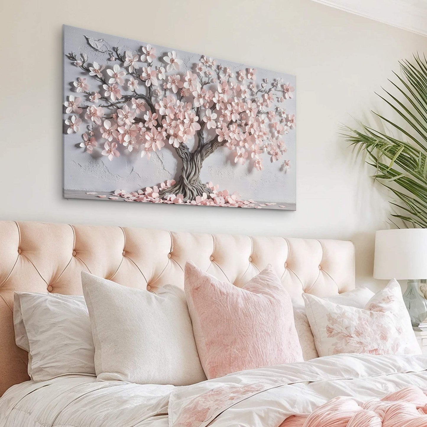 Pastel Blossom Awakening Wall Art - Tailored Canvases - Flyclothing LLC