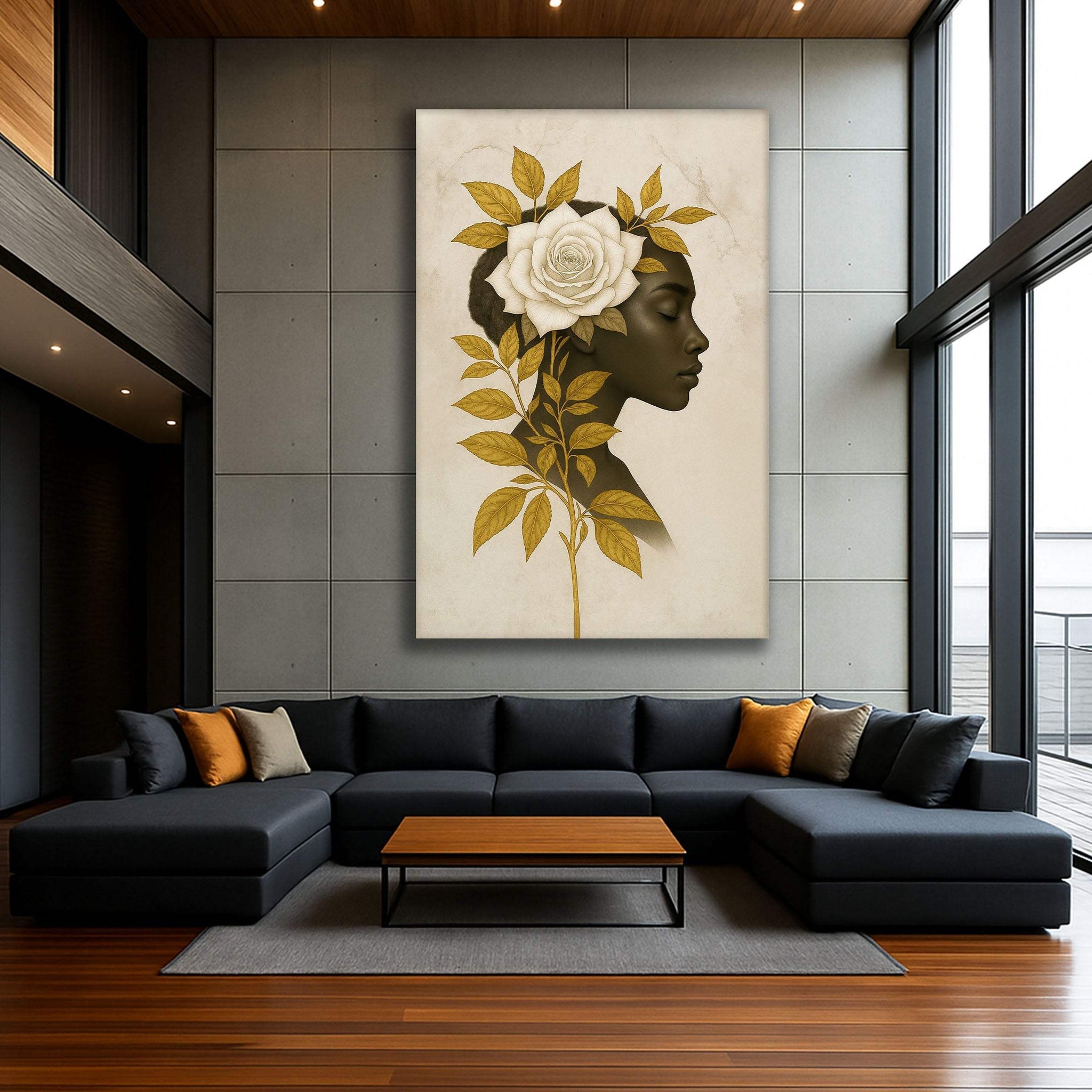 Floral Majesty Wall Art II - Tailored Canvases - Flyclothing LLC