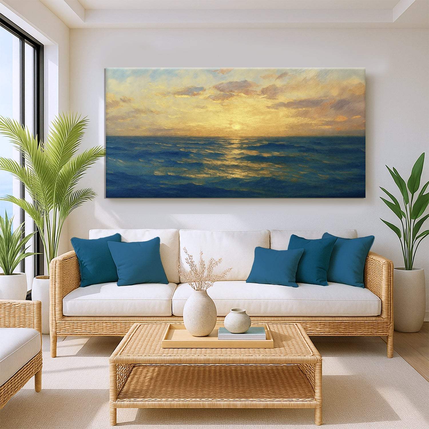 Waterscape Abstract Wall Art VII - Tailored Canvases - Flyclothing LLC