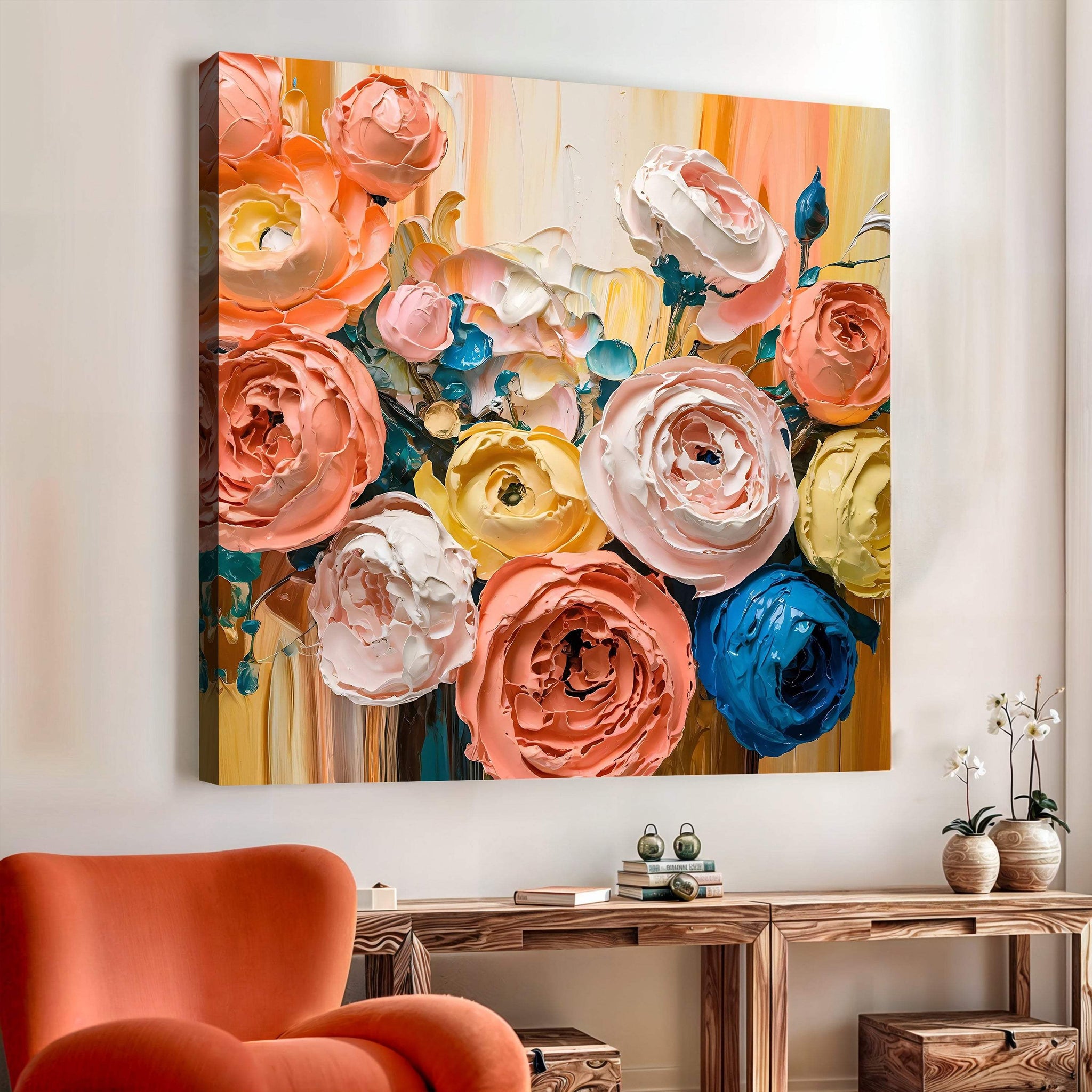 Blooming Bouquet Wall Art - Tailored Canvases - Flyclothing LLC