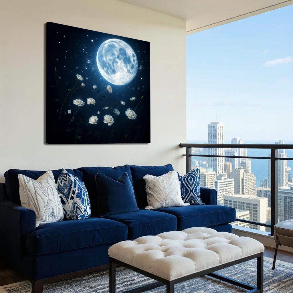 Lunar Canvas Wall Art - Tailored Canvases - Flyclothing LLC