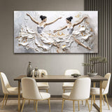 Modern Ethereal Dancers Wall Art - Tailored Canvases - Flyclothing LLC