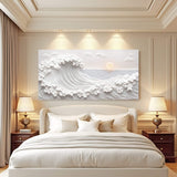 Ocean Waves Abstract Wall Art - Tailored Canvases - Flyclothing LLC