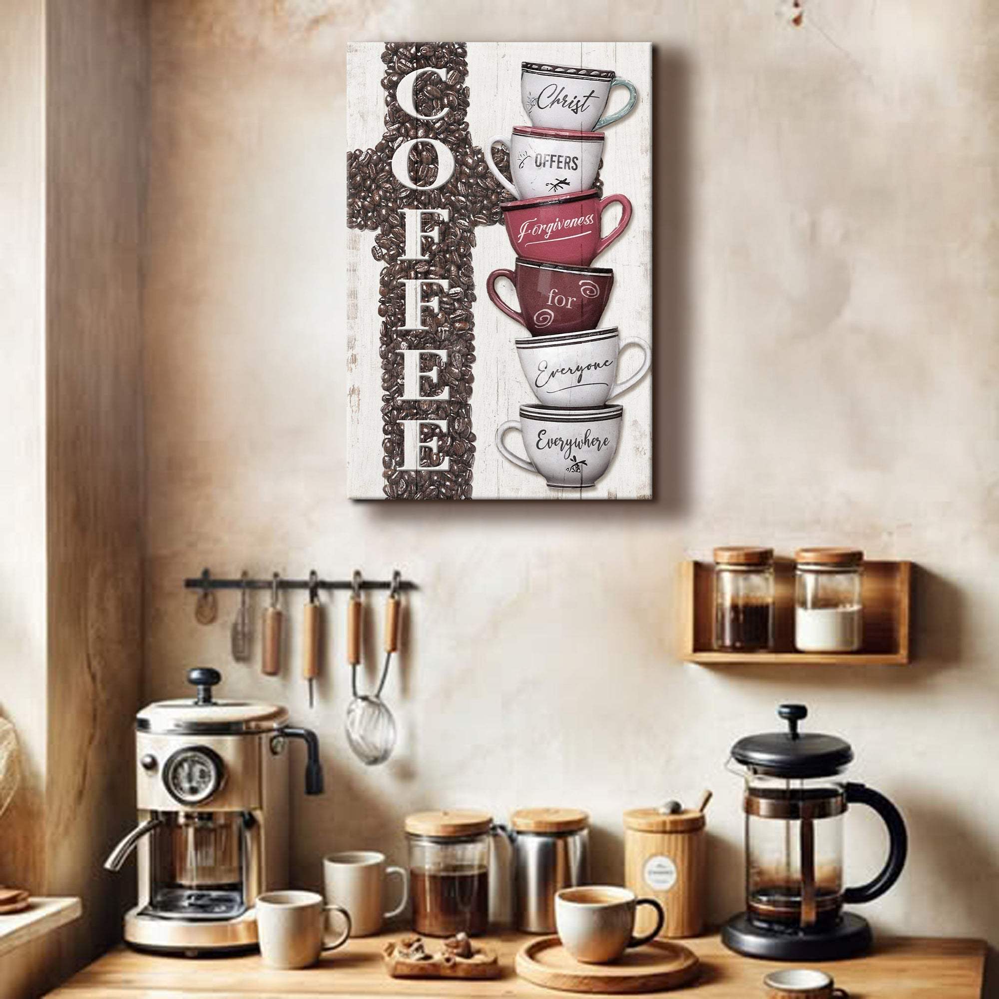 Our COFFEE Faith Sign IV - Tailored Canvases - Flyclothing LLC
