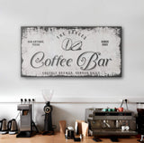 Coffee Bar Sign IV - Tailored Canvases - Flyclothing LLC